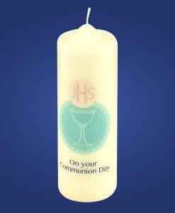 Green Chalice Communion Candle