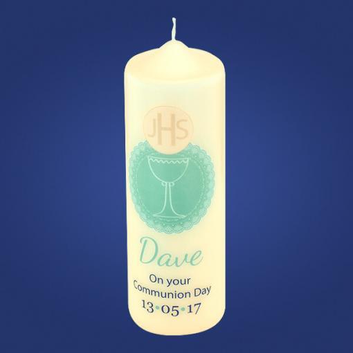 Green Chalice Communion Candle