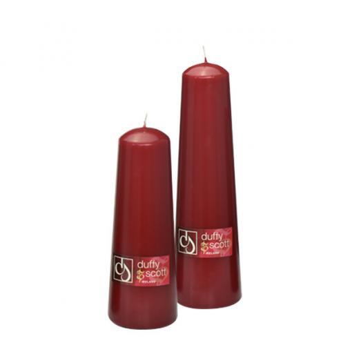 Red Claret Dome Candles