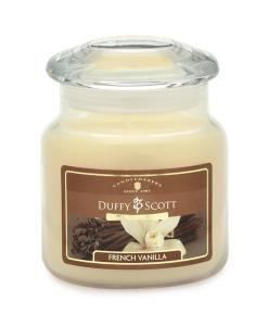 French Vanilla Scented Lidded Jar Candle