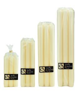 Cream Ivory Dinner Candles