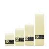Cream Ivory Square Candles