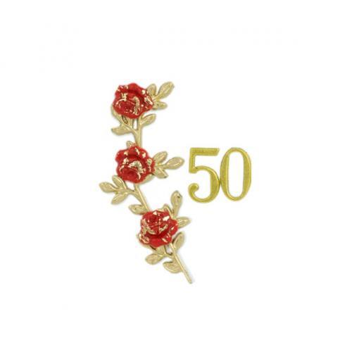 50th Anniversary <br/> White Candle - Image 3