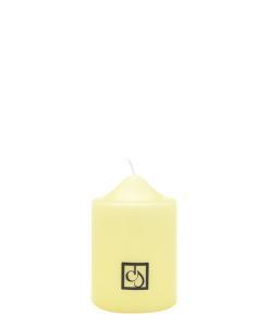 Individual Pastel </br> Pillar Candles </br> 100 x 80mm - Yellow