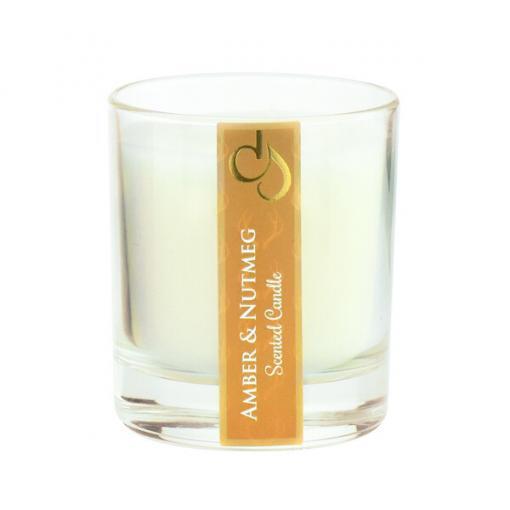 Amber & Nutmeg Scented Tumbler Candle