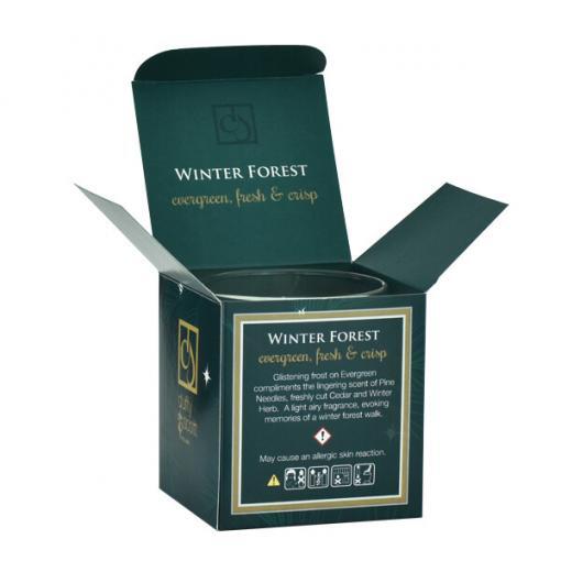 Winter Forest Scented Tumbler Candle Box
