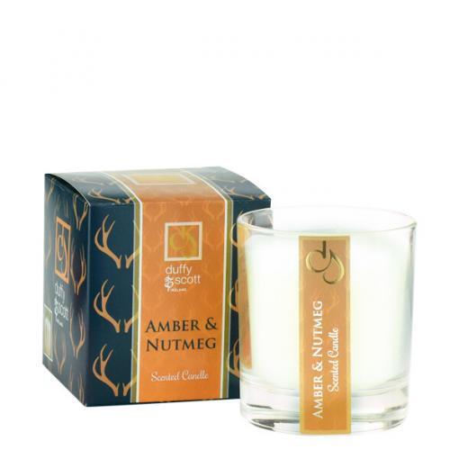 Amber & Nutmeg Scented Candle