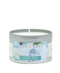 Folded Fresh Scented Tin Candle