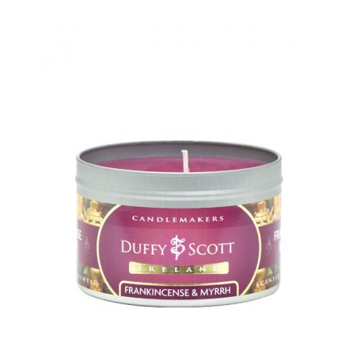 Frankincense & Myrrh Scented Tin Candle