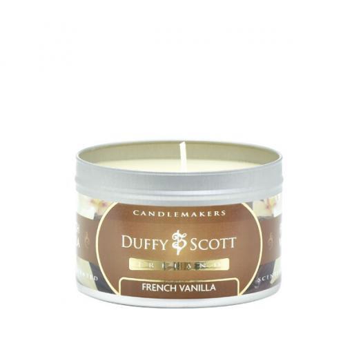 French Vanilla Scented Tin Candle