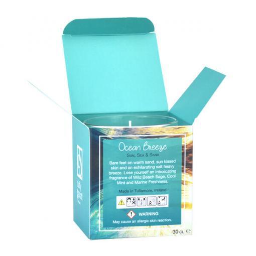 Ocean Breeze Scented Tumbler Candle Box