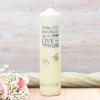 Navy Wedding Verse Wedding Candle