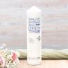Navy Wedding Verse Wedding Candle
