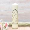 Silver Wedding Window Wedding Candle