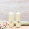Silver Roses Wedding Side Candles