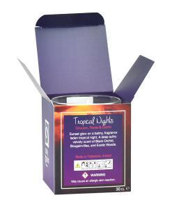 Tropical Nights Scented Tumbler Candle Box