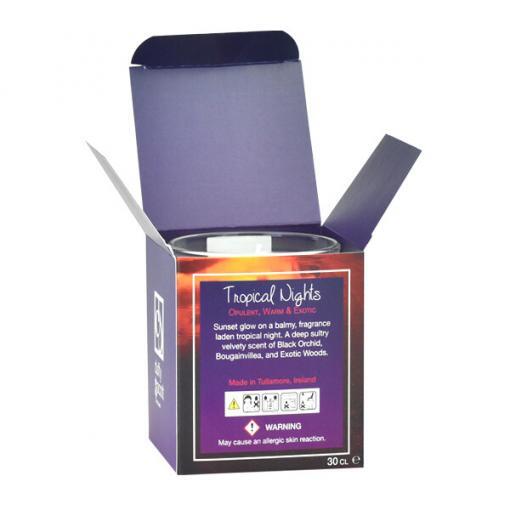 Tropical Nights Scented Tumbler Candle Box